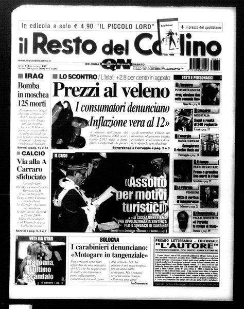 Il Resto del Carlino : giornale dell'Emilia